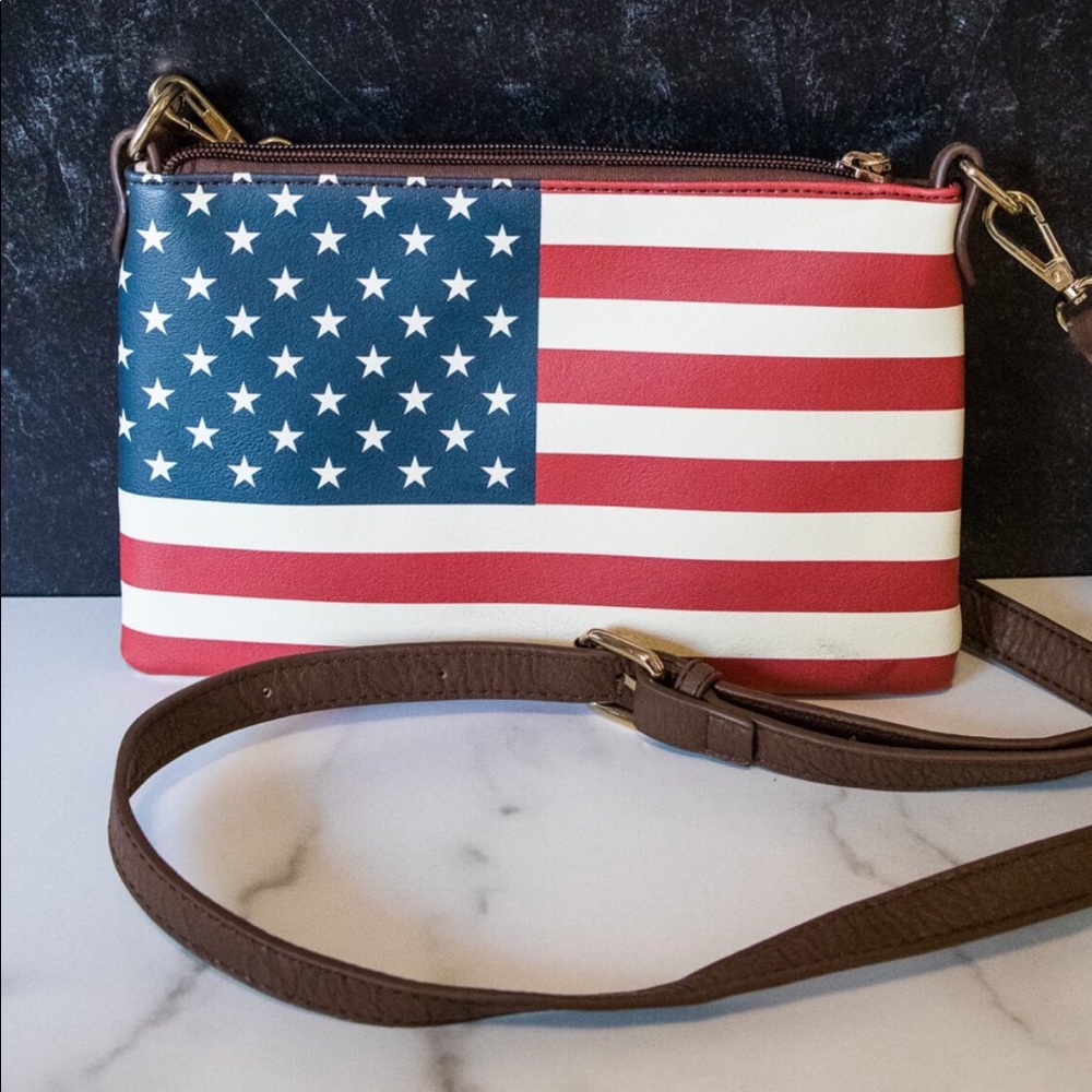 American flag purse